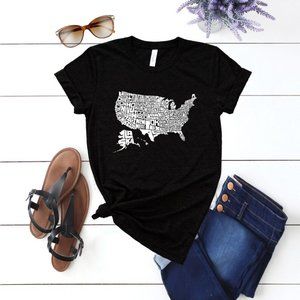 American Map Shirt